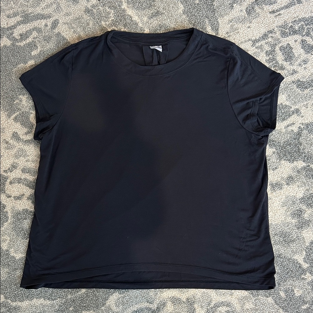 Athleta Black Short Sleeve Tee